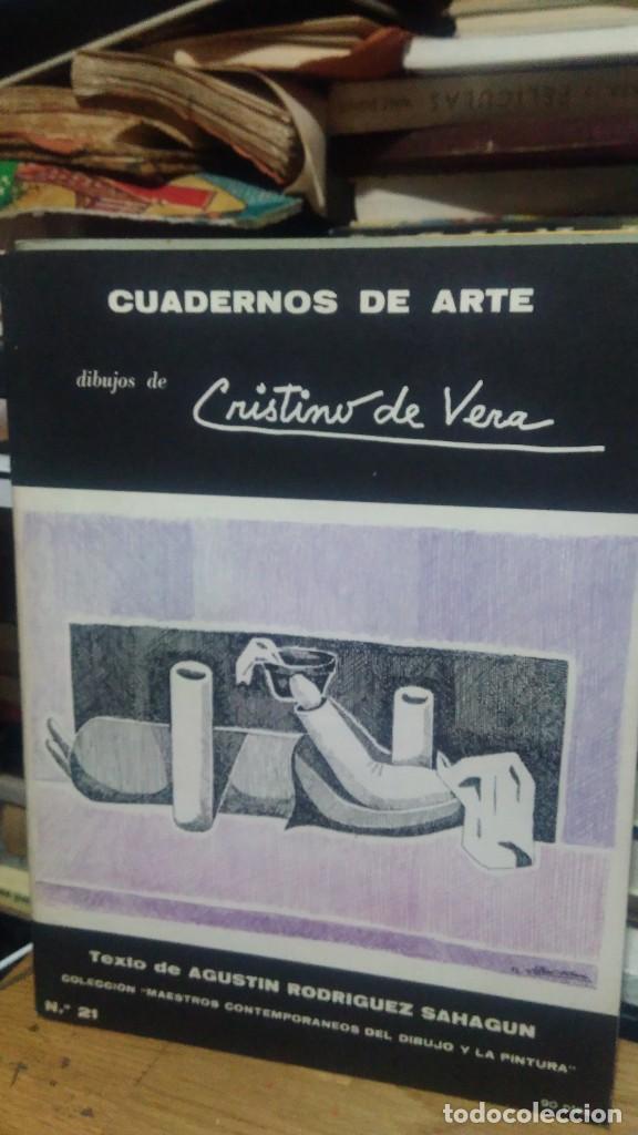 Libros de segunda mano: CUADERNOS DE ARTE, DIBUJOS DE CRISTINO DE VERA, N. 21 - Foto 1
