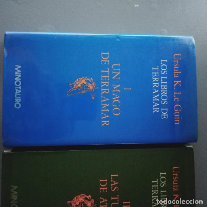 Libros de segunda mano: Ursula K. Leguin. Los Libros de Terramar. Minotauro. I , II y III - Foto 4
