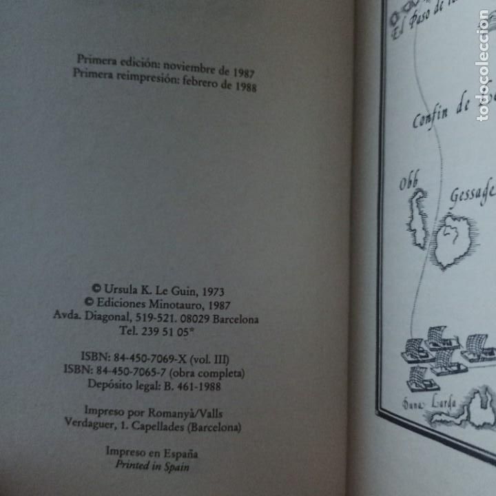 Libros de segunda mano: Ursula K. Leguin. Los Libros de Terramar. Minotauro. I , II y III - Foto 6