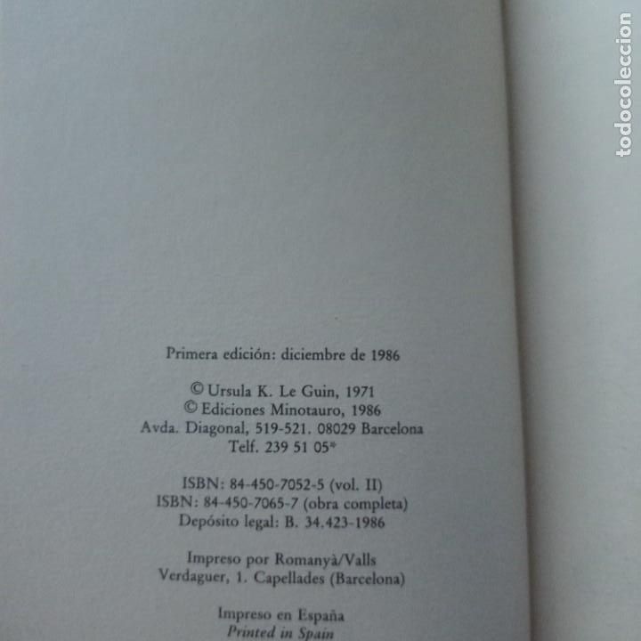 Libros de segunda mano: Ursula K. Leguin. Los Libros de Terramar. Minotauro. I , II y III - Foto 7