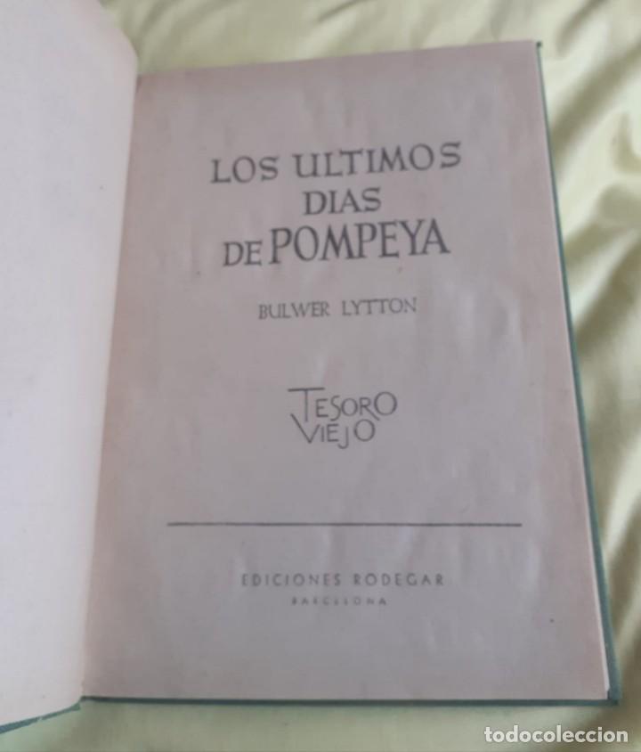 Libros de segunda mano: Libro Los &uacute;ltimos d&iacute;as de Pompeya - Foto 4