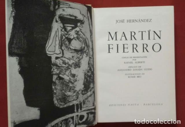 Libros de segunda mano: MARTIN FIERRO - JOSE HERNANDEZ - Foto 2