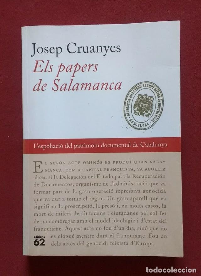 Libros de segunda mano: ELS PAPERS DE SALAMANCA. - Foto 1