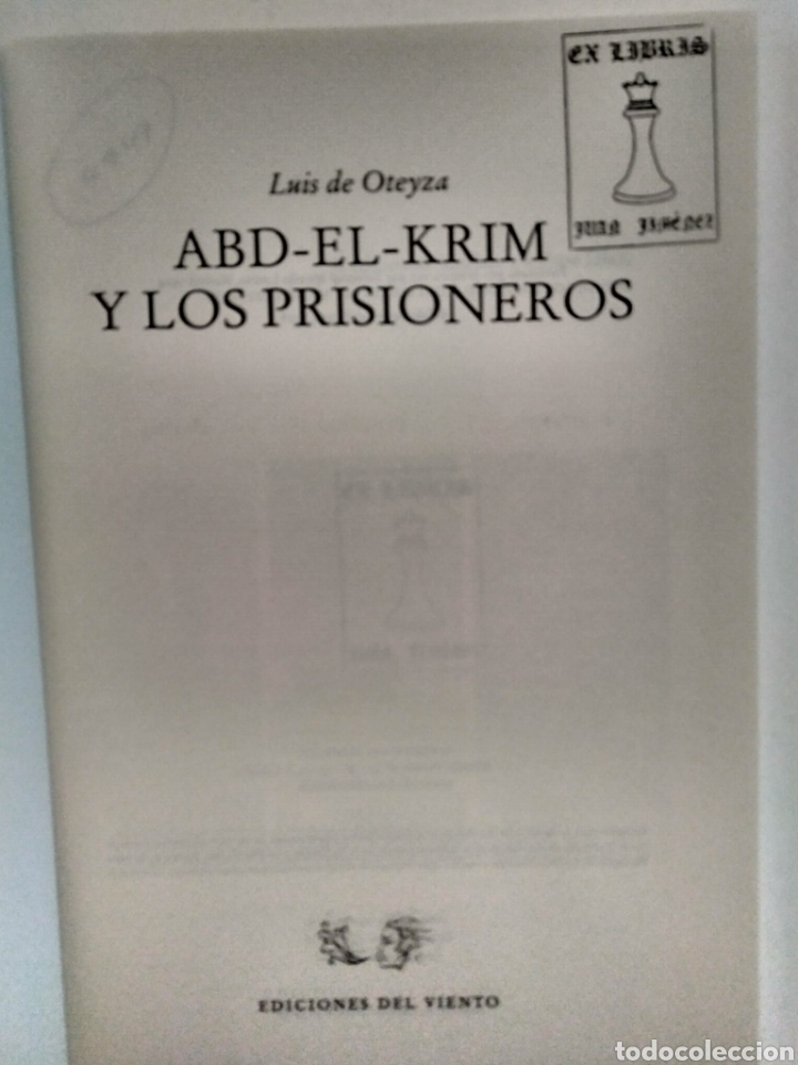 Libros de segunda mano: Abd-el-Krim y los prisioneros / Luis de Oteiza - Foto 5