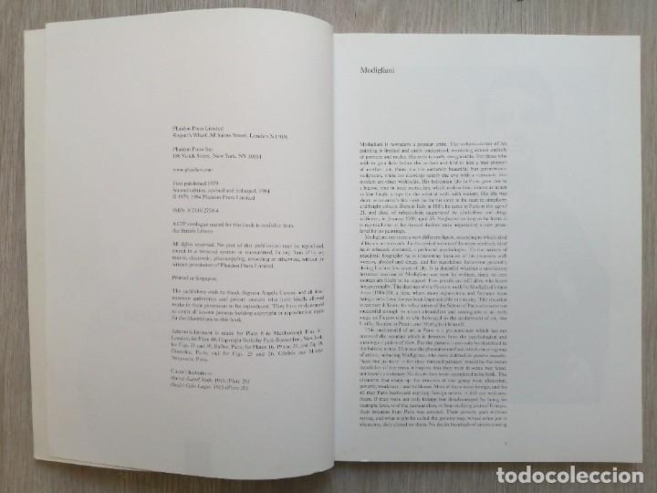 Libros de segunda mano: Modigliani. Douglas Hall. Phaidon. Ingl&eacute;s. 1984 - Foto 4