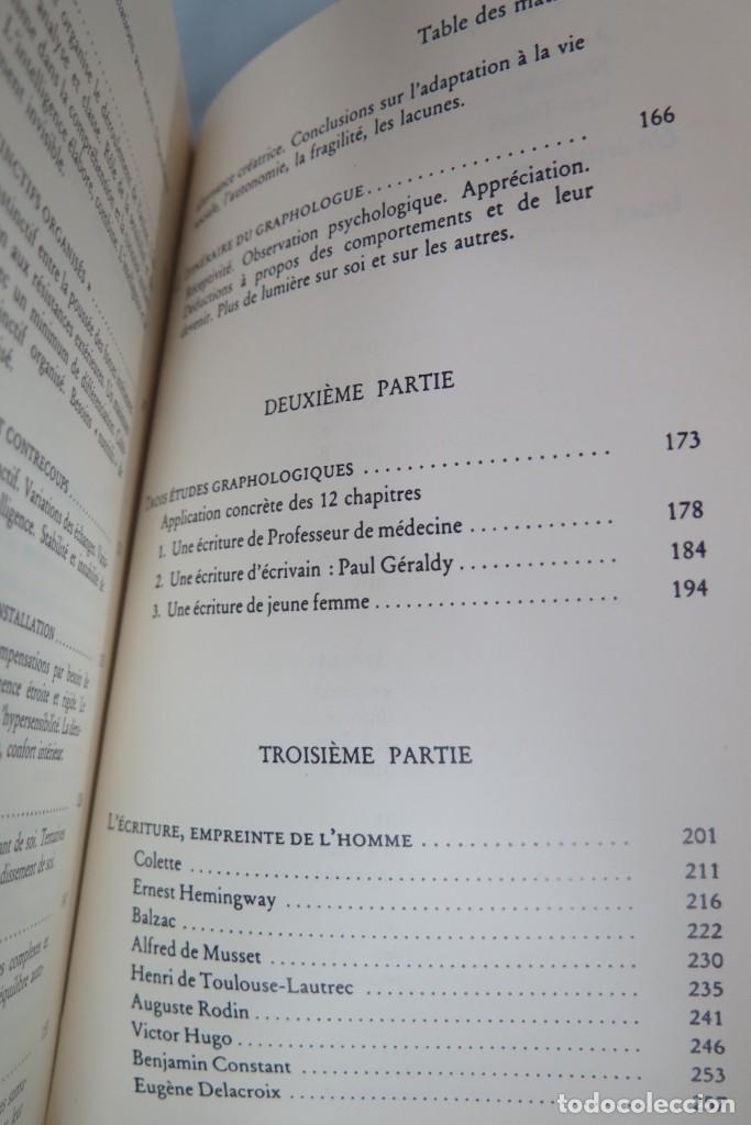 Libros de segunda mano: GRAPHOLOGIE. M&eacute;thode d&acute;exploration psychologique. Bresard - Foto 4