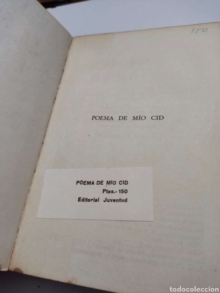 Libros de segunda mano: Libro poema de Mio Cid - Foto 2