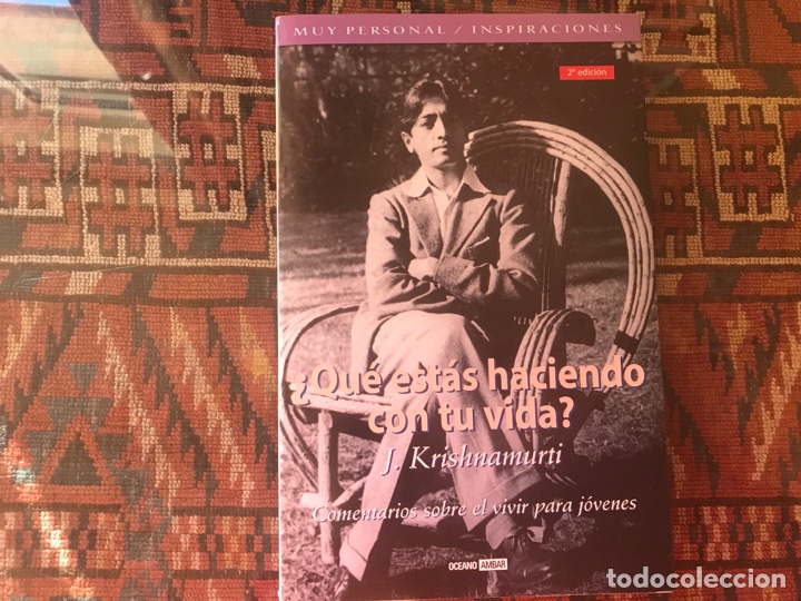 Libros de segunda mano: &iquest;Que est&aacute;s haciendo con tu vida?. J. Khrisnamurti. Oc&eacute;ano &Aacute;mbar . Dif&iacute;cil y buscado
