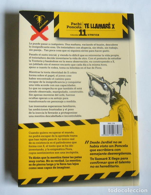 Libros de segunda mano: TE LLAMARE X - PACHI PONCELA - EDITORIAL PEZ DE PLATA. 2020 - Foto 2