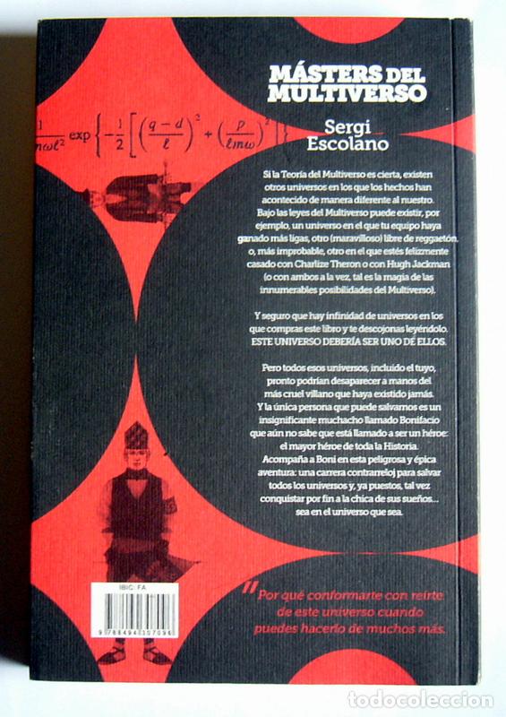 Libros de segunda mano: MASTERS DEL MULTIVERSO - SERGI ESCOLANO - EDITORIAL PEZ DE PLATA. 2017 - Foto 2