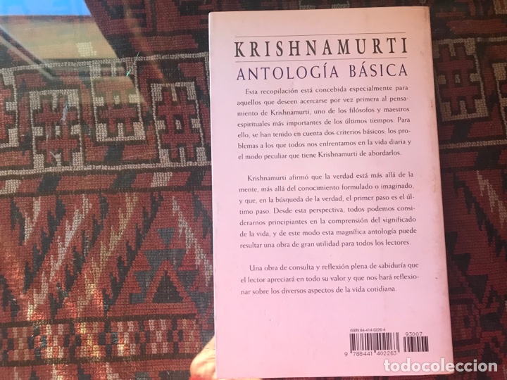 Libros de segunda mano: Antolog&iacute;a b&aacute;sica. Krishnamurti. Edaf - Foto 3