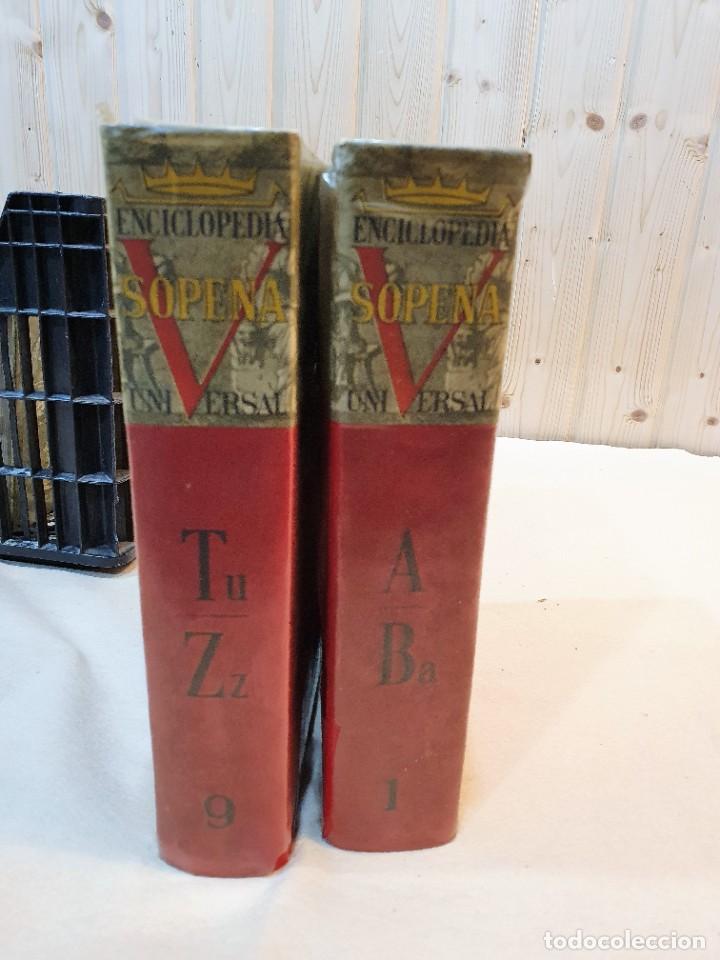 Libros de segunda mano: ENCOCLOPEDIA SOPENA 9 TOMOS - Foto 2