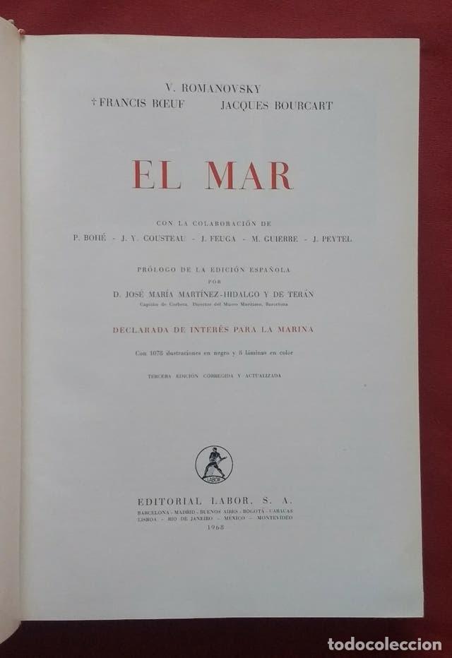 Libros de segunda mano: LA MAR - 1968 - ROMANOWSKI - BOEUF - BOURCART. - Foto 2