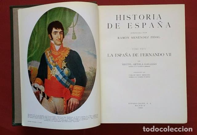 Libros de segunda mano: LA ESPA&Ntilde;A DE FRRNANDO VII. - MENENDEZ PIDAL - Foto 2