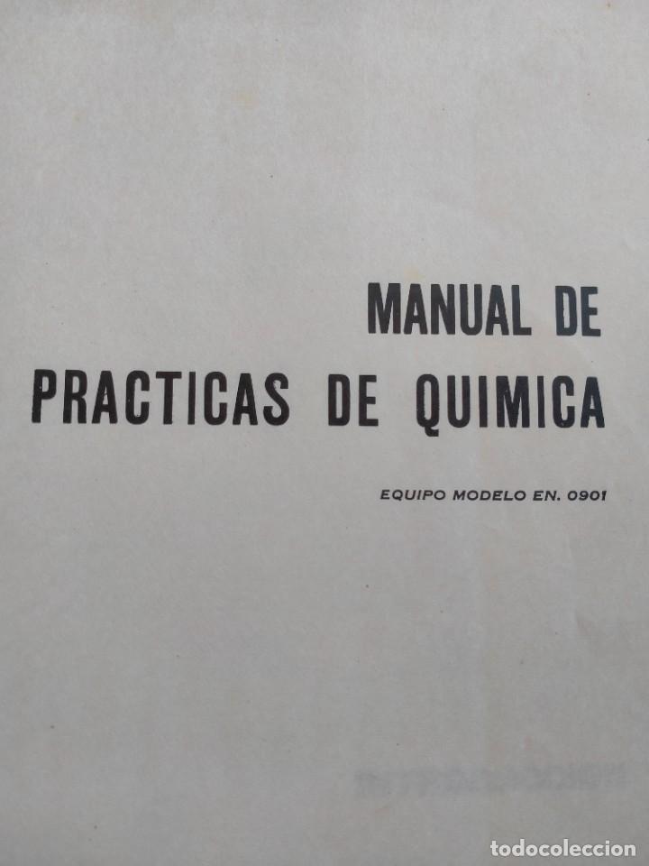 Libros de segunda mano: Manual de pr&aacute;cticas de qu&iacute;mica. - Foto 2