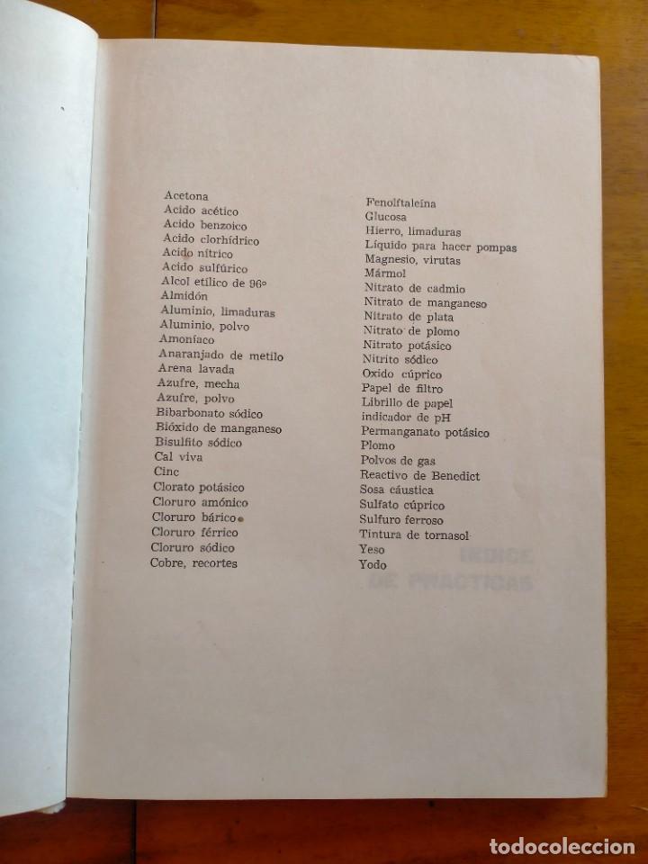 Libros de segunda mano: Manual de pr&aacute;cticas de qu&iacute;mica. - Foto 7