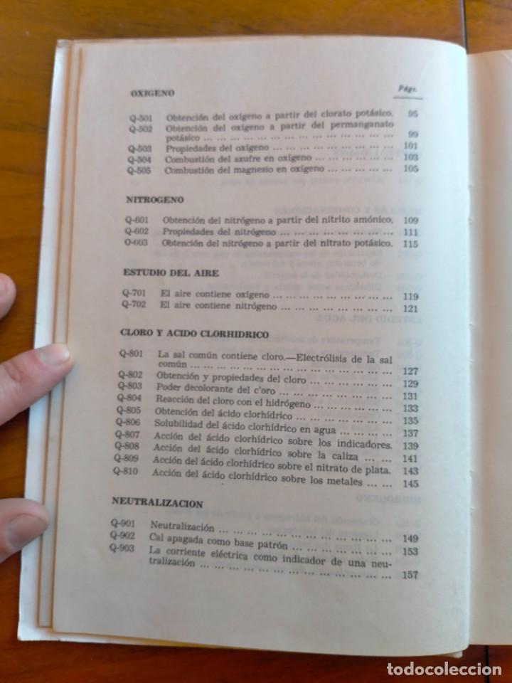 Libros de segunda mano: Manual de pr&aacute;cticas de qu&iacute;mica. - Foto 9
