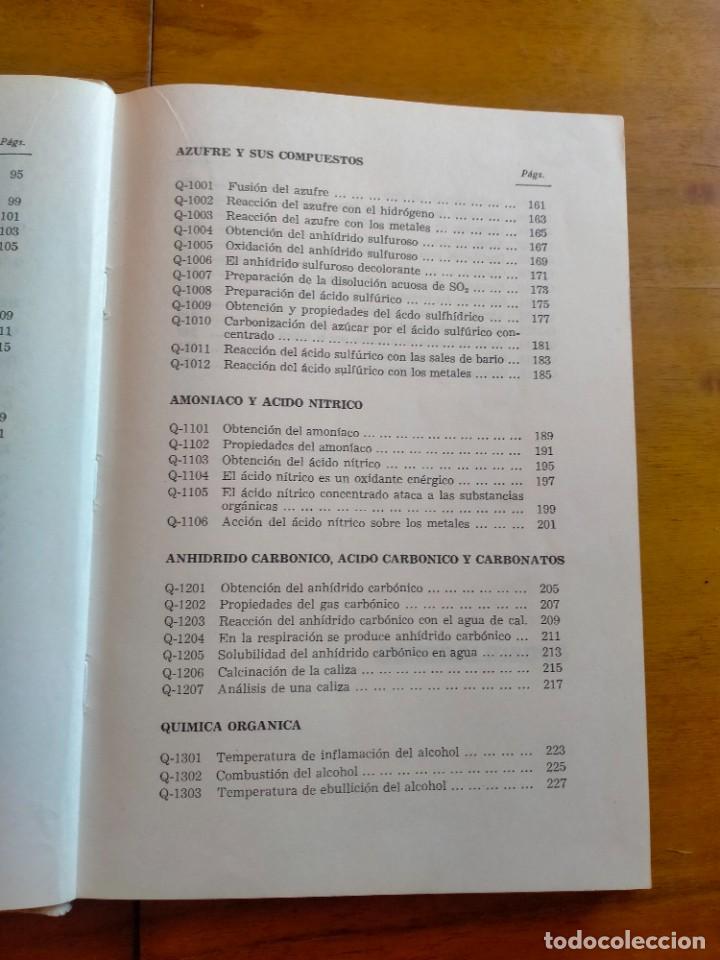Libros de segunda mano: Manual de pr&aacute;cticas de qu&iacute;mica. - Foto 10