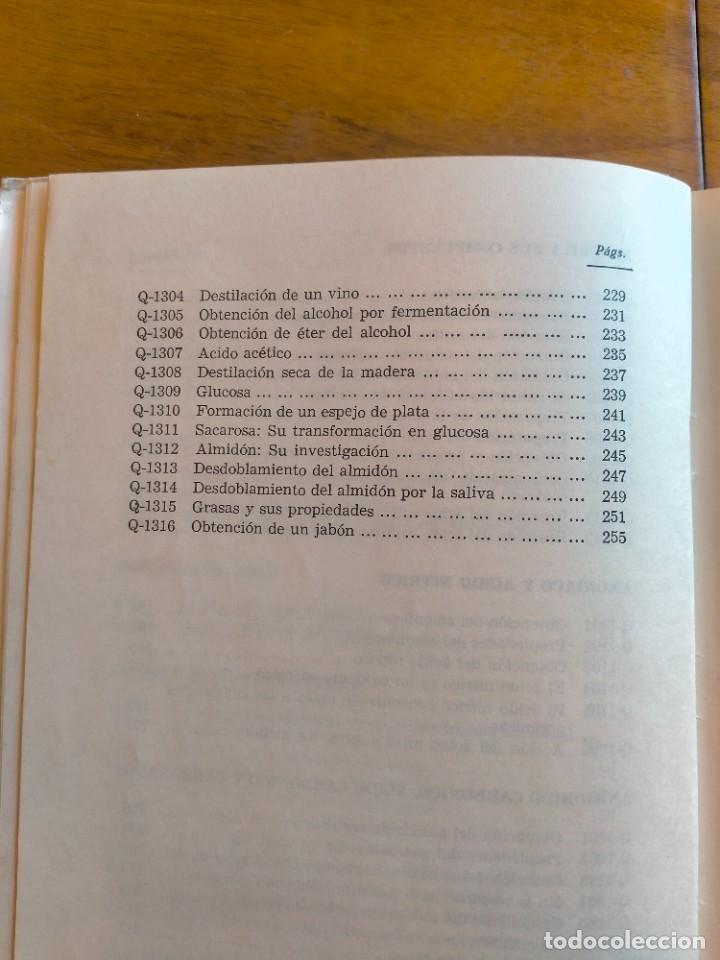 Libros de segunda mano: Manual de pr&aacute;cticas de qu&iacute;mica. - Foto 11