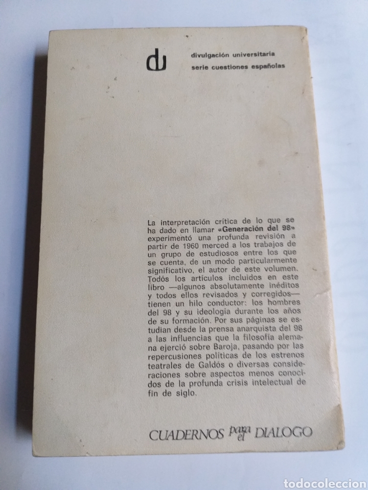 Libros de segunda mano: La crisis intelectual del 98 E. Inman Fox . . - Foto 4
