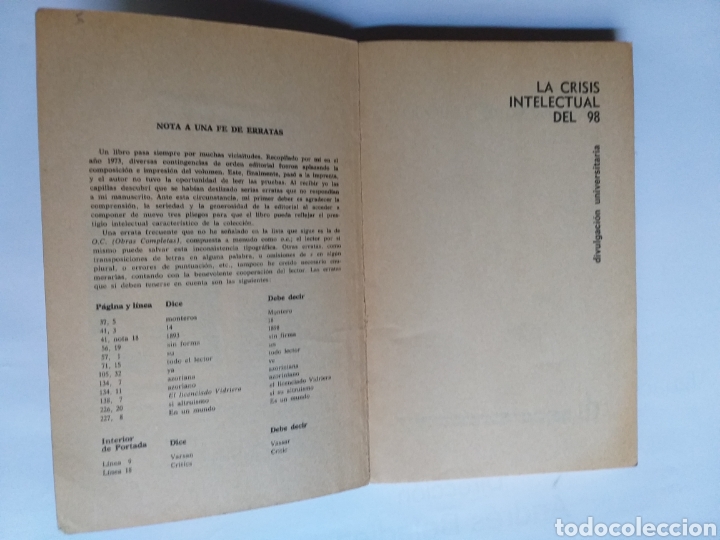 Libros de segunda mano: La crisis intelectual del 98 E. Inman Fox . . - Foto 6