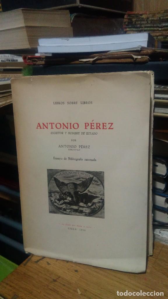 Libros de segunda mano: ANTONIO P&Eacute;REZ, LIBROS SOBRE LIBROS, CIEZA 1959 - Foto 1