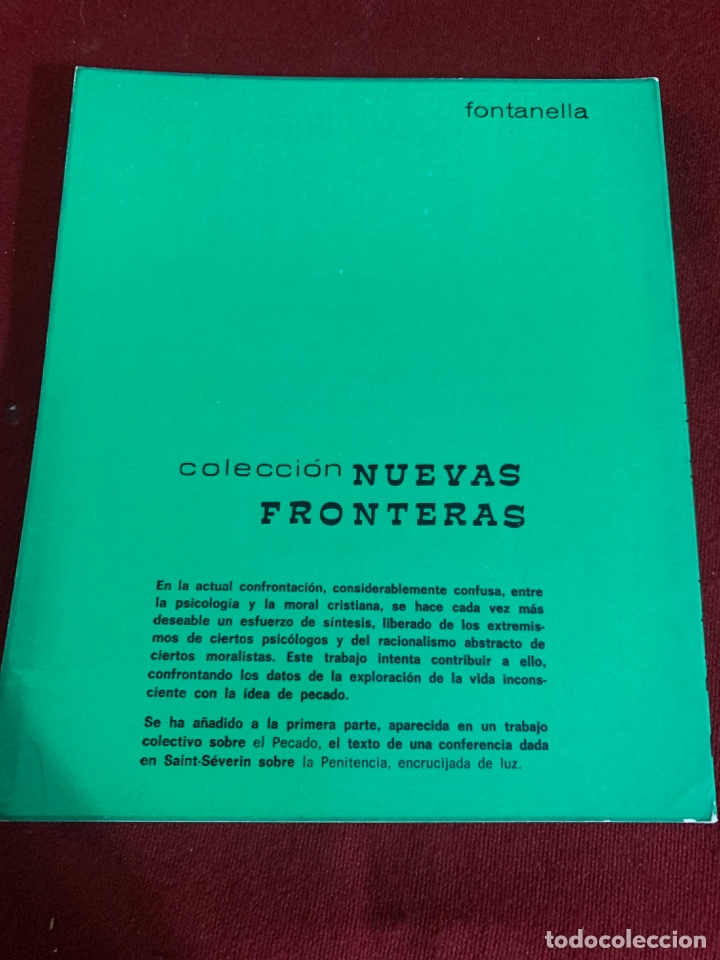 Libros de segunda mano: Psicolog&iacute;a y sentido del pecado. Marc Oraison. - Foto 2