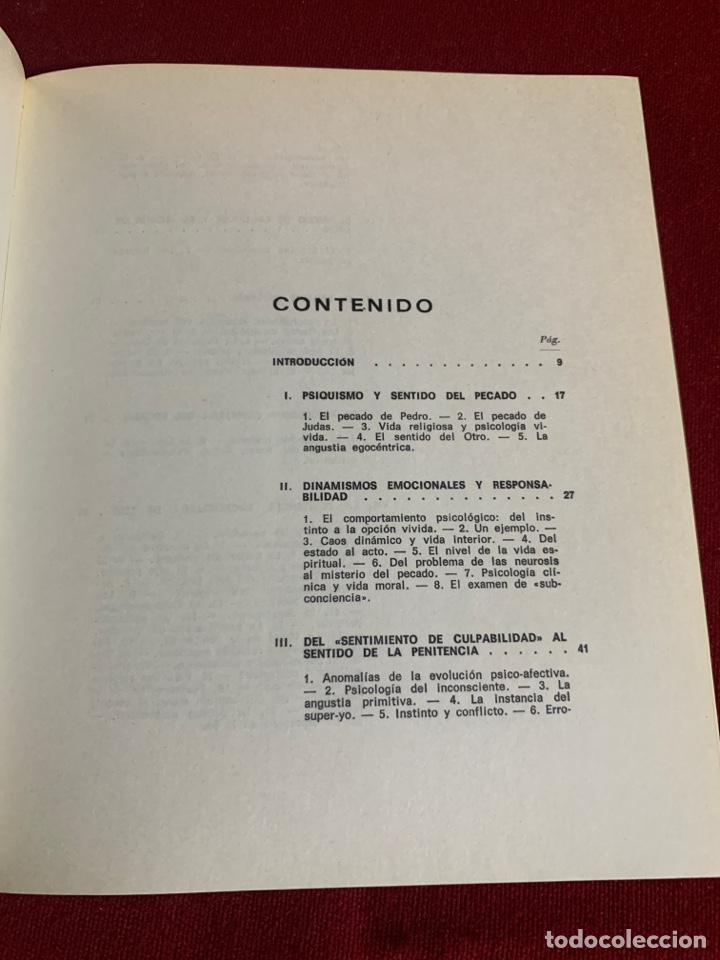 Libros de segunda mano: Psicolog&iacute;a y sentido del pecado. Marc Oraison. - Foto 3