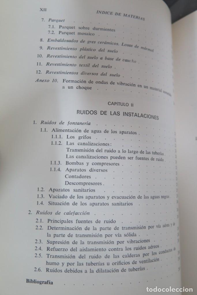 Libros de segunda mano: ACUSTICA DE LOS EDIFICIOS. MATHIAS MEISSER - Foto 7
