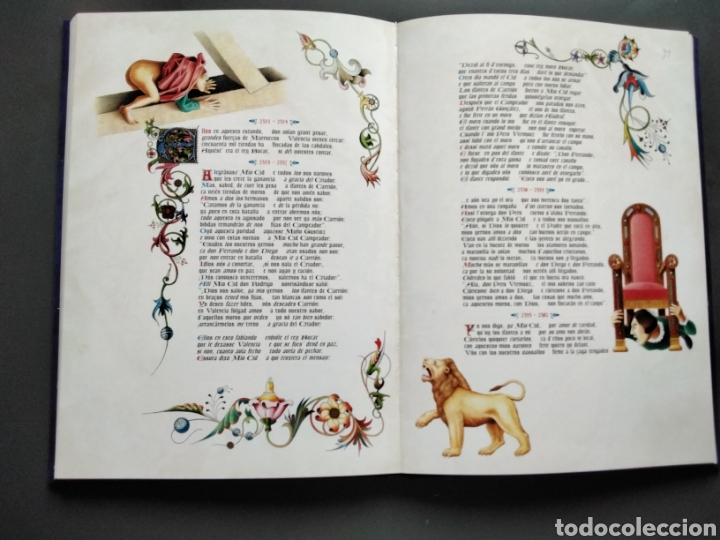 Libros de segunda mano: CANTAR DEL MIO CID. Guillermo Blazquez, Edicionde lujo - Foto 6