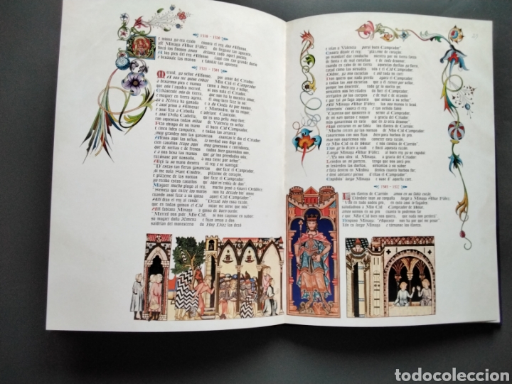 Libros de segunda mano: CANTAR DEL MIO CID. Guillermo Blazquez, Edicionde lujo - Foto 9