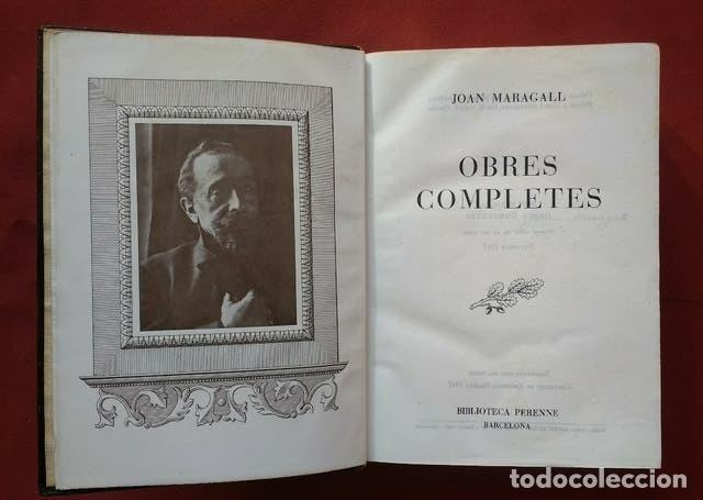 Libros de segunda mano: OBRES COMPLETES DE JOAN MARAGALL - SELECTA 1&ordf; EDICIO EN UN VOLUM. - Foto 4