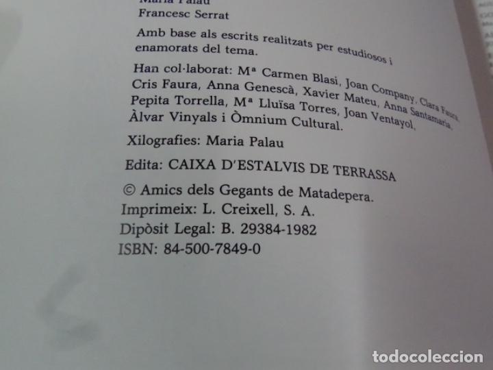 Libros de segunda mano: GEGANTS. APORTACIO DE MATADEPERA AL FOLKLORE. 232 P&Aacute;GINAS. 1982. - Foto 8
