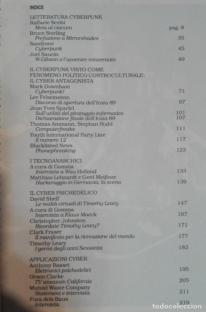Libros de segunda mano: Ralf Valvola. Cyberpunk. Antologia. 1996 - Foto 3