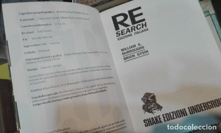Libros de segunda mano: William S. Burroughs / Brion Gysin. RE SEARCH. 1996 - Foto 2