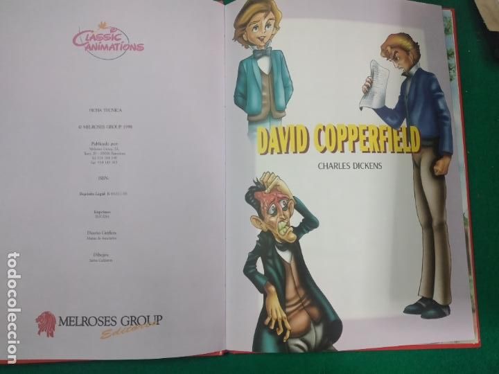 Libros de segunda mano: DAVID COPPERFIELD COLECCI&Oacute;N CHARLES DICKENS CLASSIC ANIMATIONS. 1998. - Foto 2