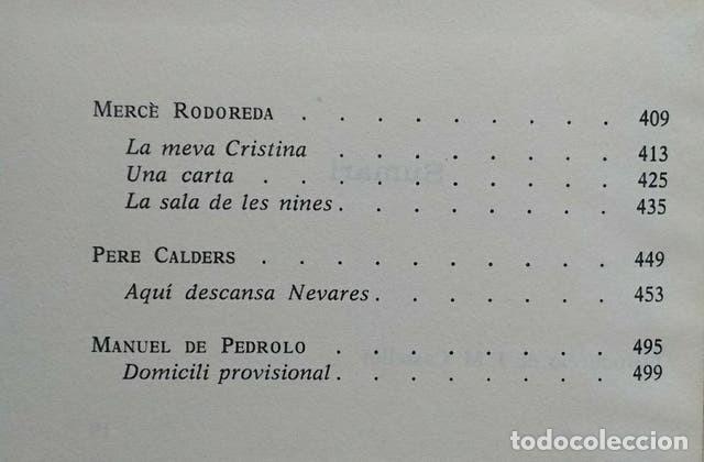 Libros de segunda mano: NARRACIONS CATALANES DEL SEGLE XX - 1973 - Foto 4