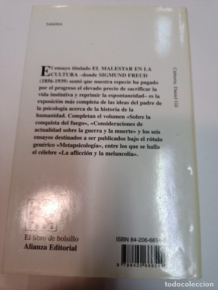 Libros de segunda mano: SIGMUND FREUD El malestar en la cultura SA6988 - Foto 2