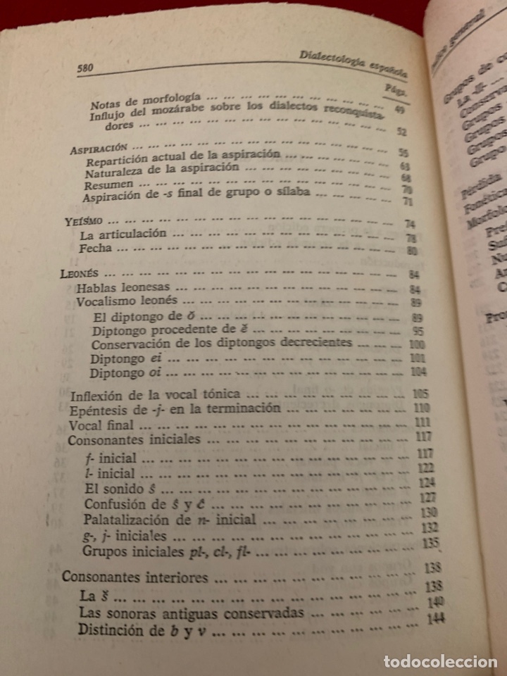 Libros de segunda mano: Dialectolog&iacute;a espa&ntilde;ola. Alonso Zamora Vicente. - Foto 4