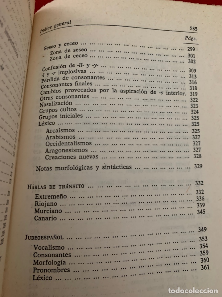 Libros de segunda mano: Dialectolog&iacute;a espa&ntilde;ola. Alonso Zamora Vicente. - Foto 9
