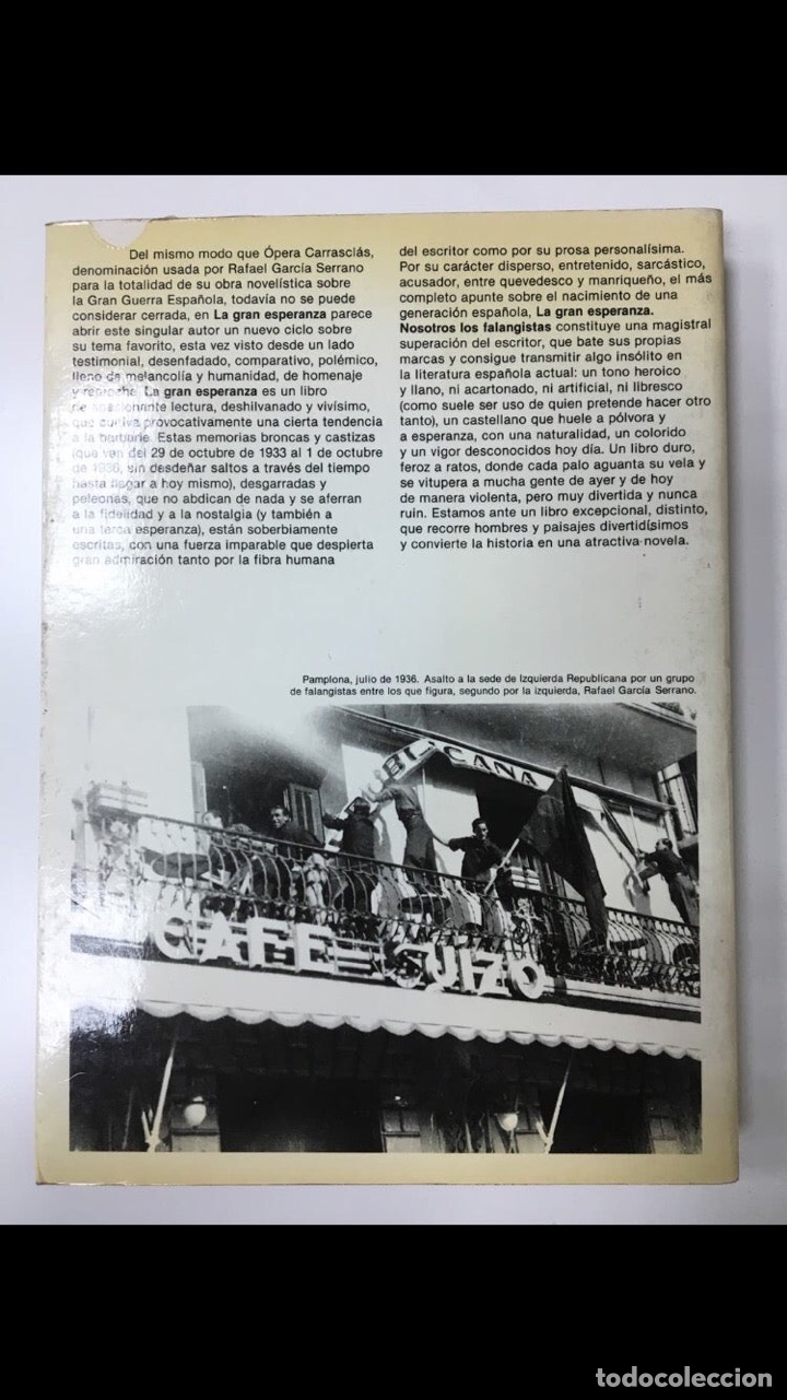 Libros de segunda mano: LA GRAN ESPERANZA. Rafael Garcia Serrano - Foto 3