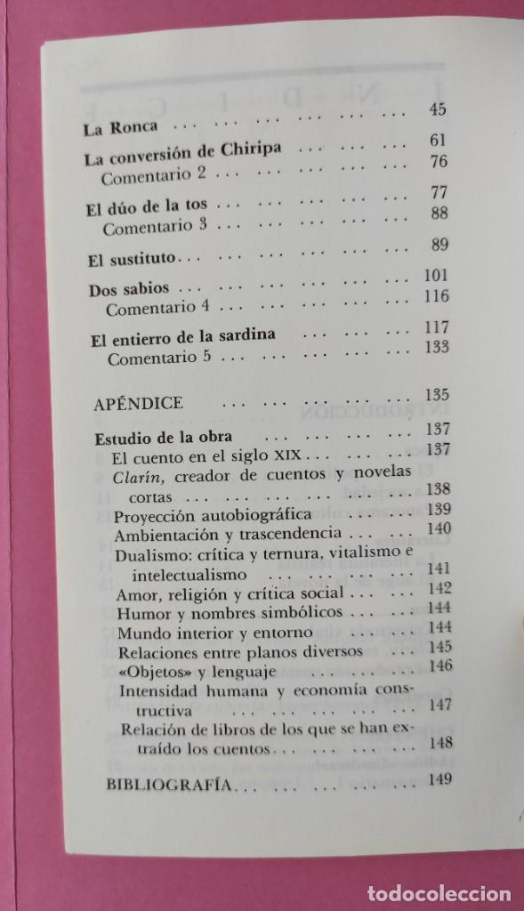 Libros de segunda mano: LEOPOLDO &rdquo;ALAS&rdquo; CLAR&Iacute;N - CUENTOS - Foto 3