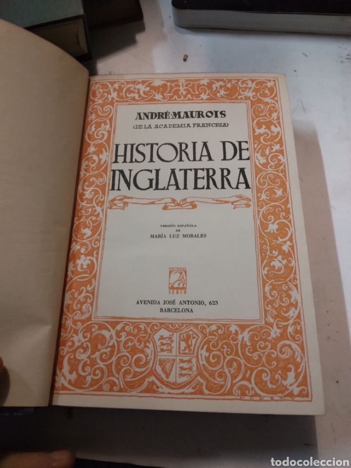 Libros de segunda mano: Andre Mauricio, Historia de Inglaterra, 3 ed,1943 - Foto 2