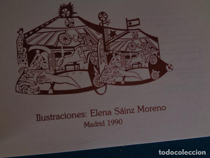 Libros de segunda mano: CUADERNO DE CIRCO, JAVIER S&Aacute;INZ MORENO. - Foto 2