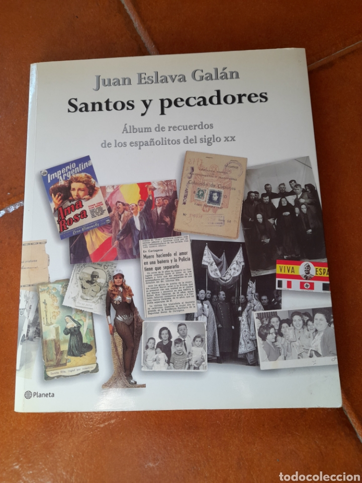 Libros de segunda mano: Santos y pecadores. Juan Eslava Gal&aacute;n - Foto 1