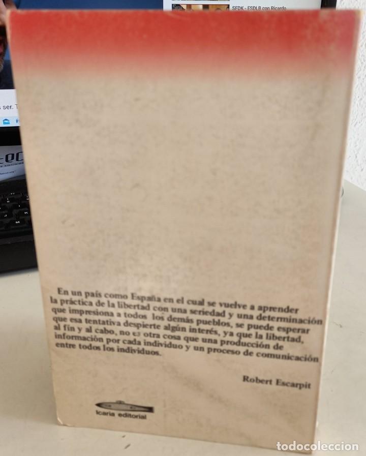 Libros de segunda mano: TEOR&Iacute;A GENERAL DE LA INFORMACI&Oacute;N Y LA COMUNICACI&Oacute;N - ESCARPIT, ROBERT - Foto 2