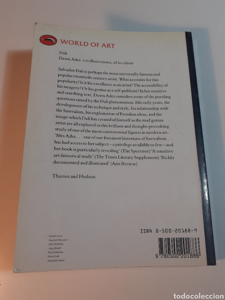 Libros de segunda mano: Dal&iacute;, Dawn Ades, ingl&eacute;s 1988 - Foto 9