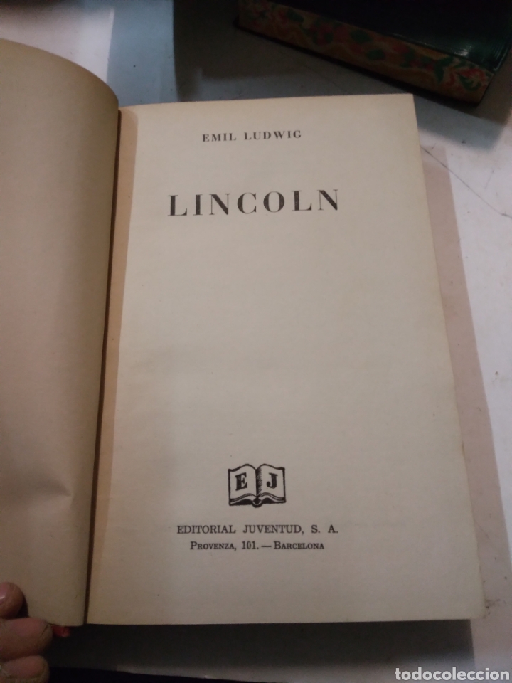 Libros de segunda mano: Emil LUDWIG Lincoln,Ed. JUVENTUD - Foto 3