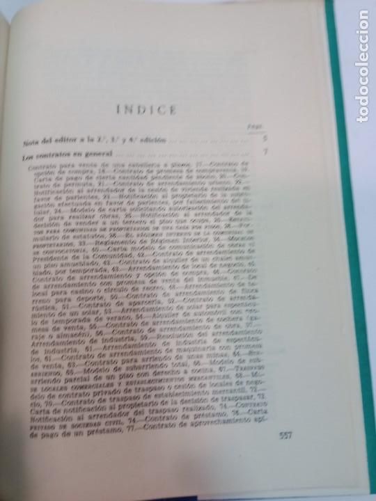 Libros de segunda mano: Formulario de contratos, documentos y escritos SA7054 - Foto 3