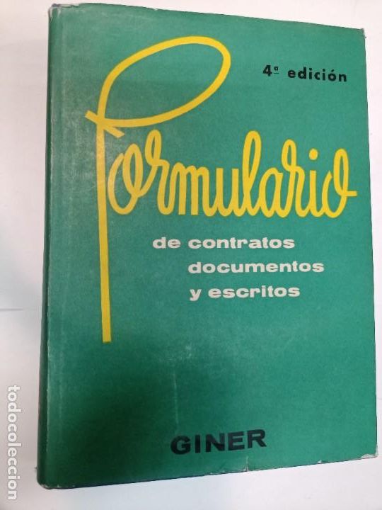 Libros de segunda mano: Formulario de contratos, documentos y escritos SA7054 - Foto 1